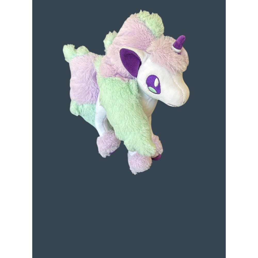 Pokemon Center Galarian Ponyta Plush Toy Soft Stuffed Animal Lavender & Mint 9 I